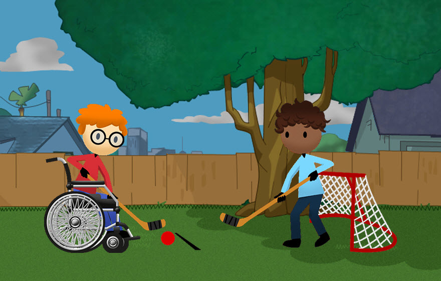 Physical Literacy | Hockey Shooting (Wheel)